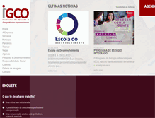 Tablet Screenshot of igco.com.br
